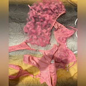 Buttterfly lingere set